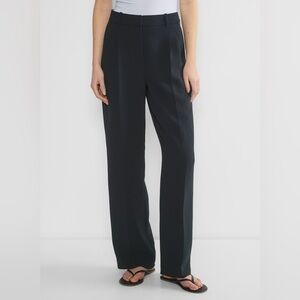 Aritzia Wilfred Effortless Pant Trouser Navy Size 8